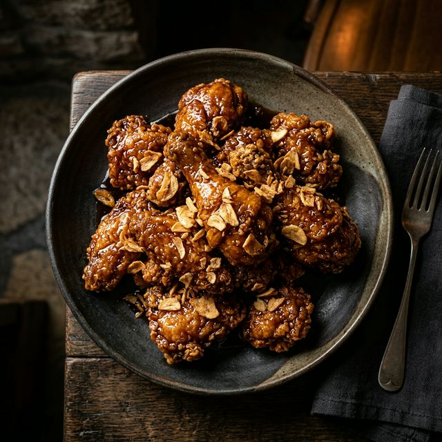 단짠 마늘간장치킨