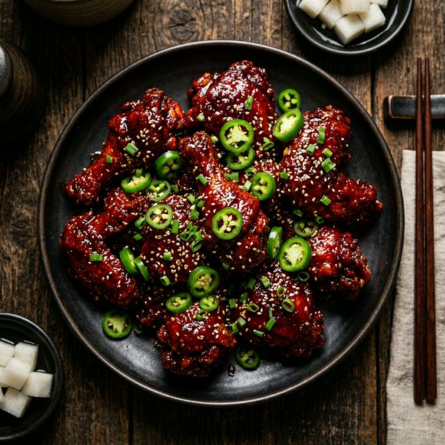 얼얼땡초 양념치킨