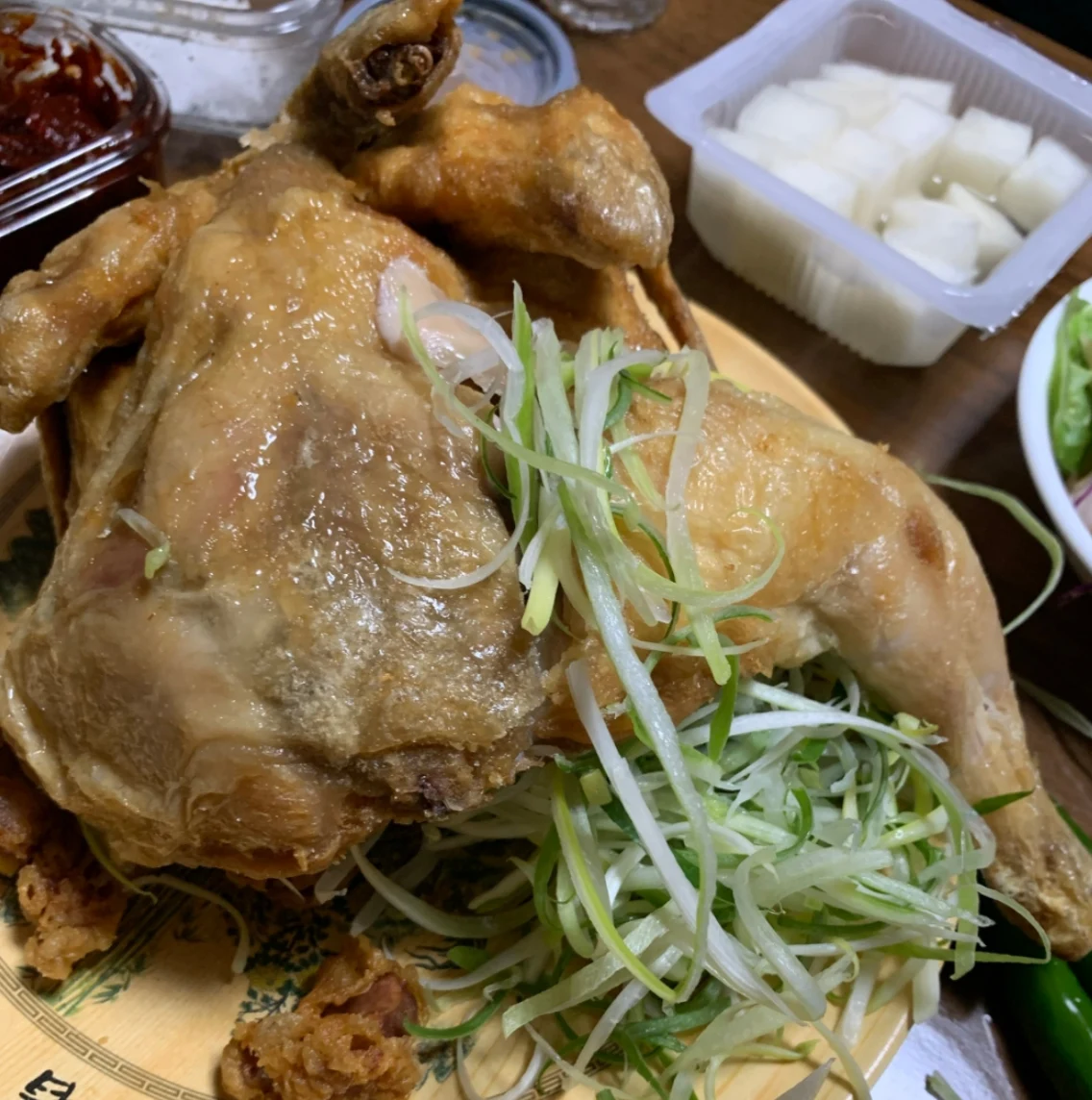 고객의 옛날통닭 주문 사진