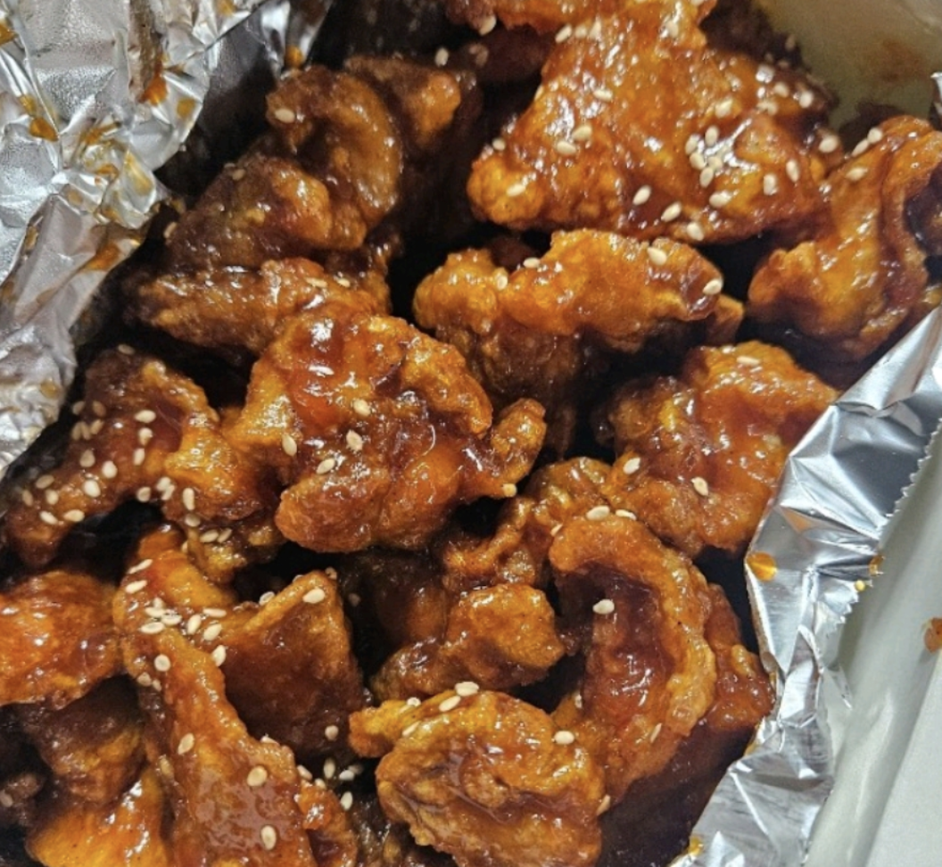 양념 치킨 사진