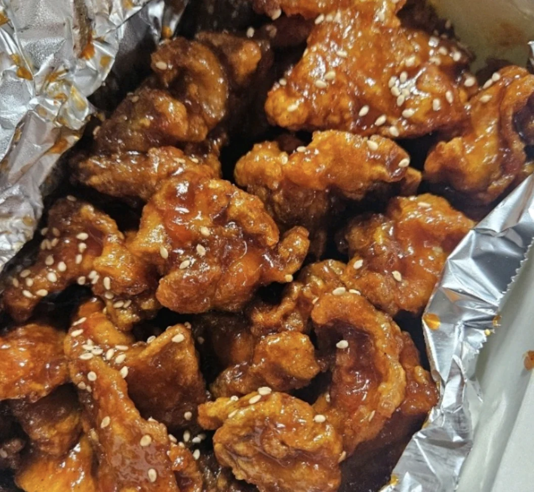 고객의 양념치킨 주문 사진
